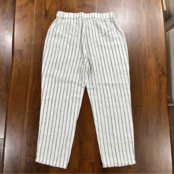 Bundle! 2 Pairs! Quince Pants 100% European Linen Tapered Ankle Sz Med Summer - Picture 10 of 13